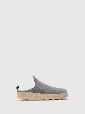 Round Toe Mules COME Concrete