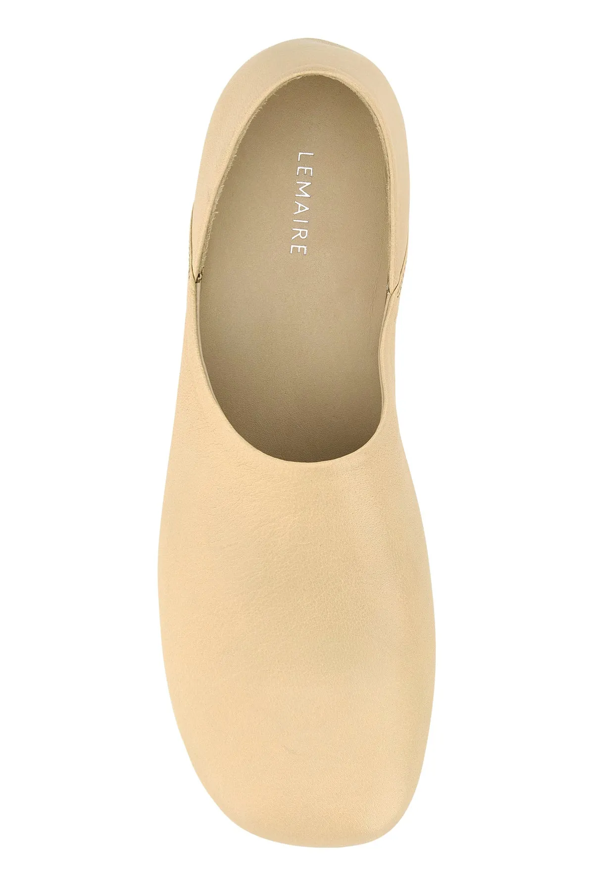 Sand leather loafers