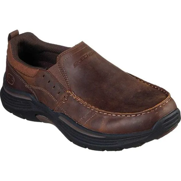Skechers Men's Expended-Seveno Leather Slip on Moccasin slipon CDB