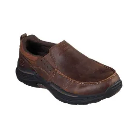 Skechers Men's Expended-Seveno Leather Slip on Moccasin slipon CDB