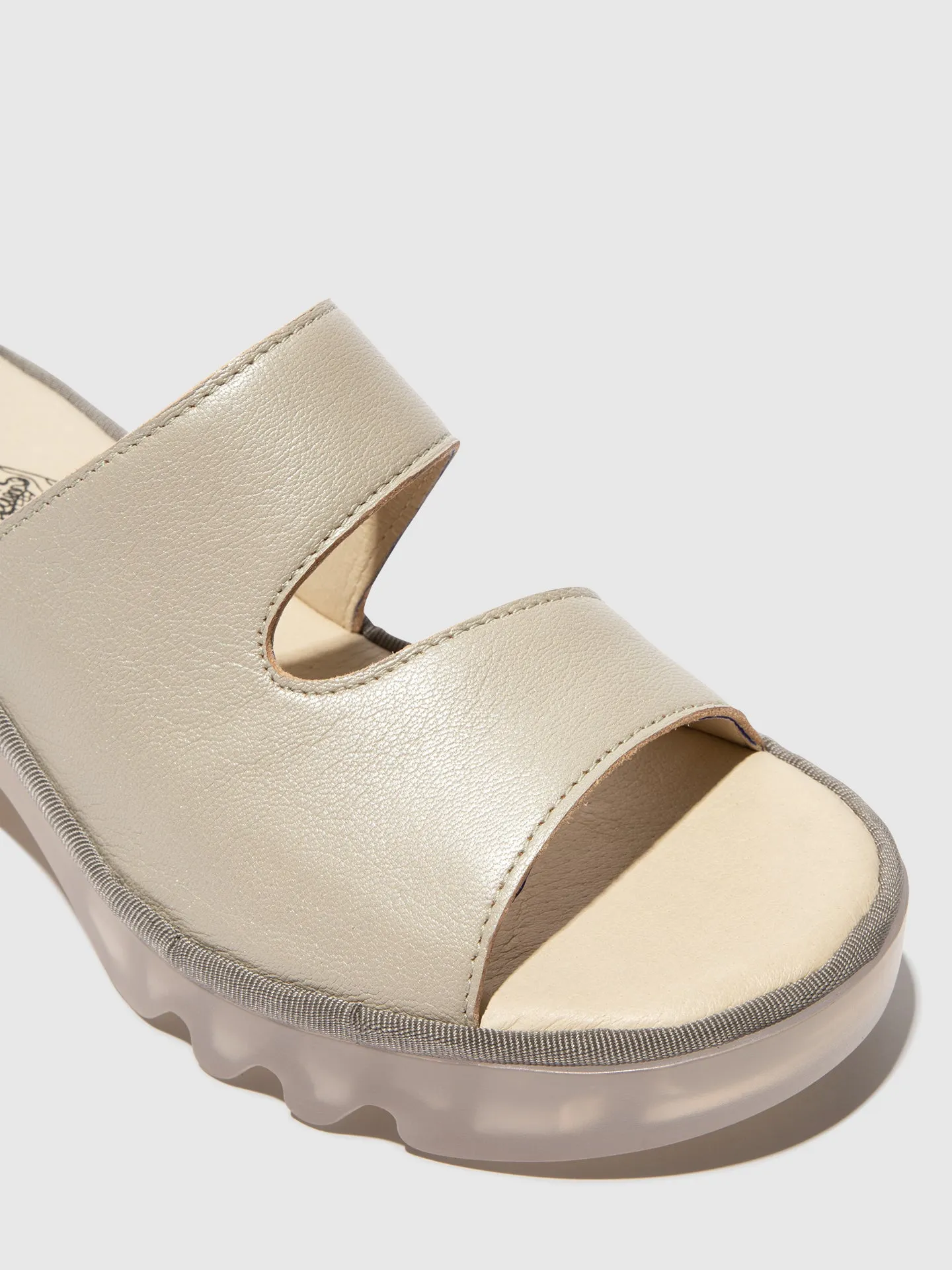 Slip-on Mules TECH493FLY SILVER