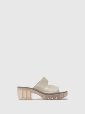 Slip-on Mules TECH493FLY SILVER