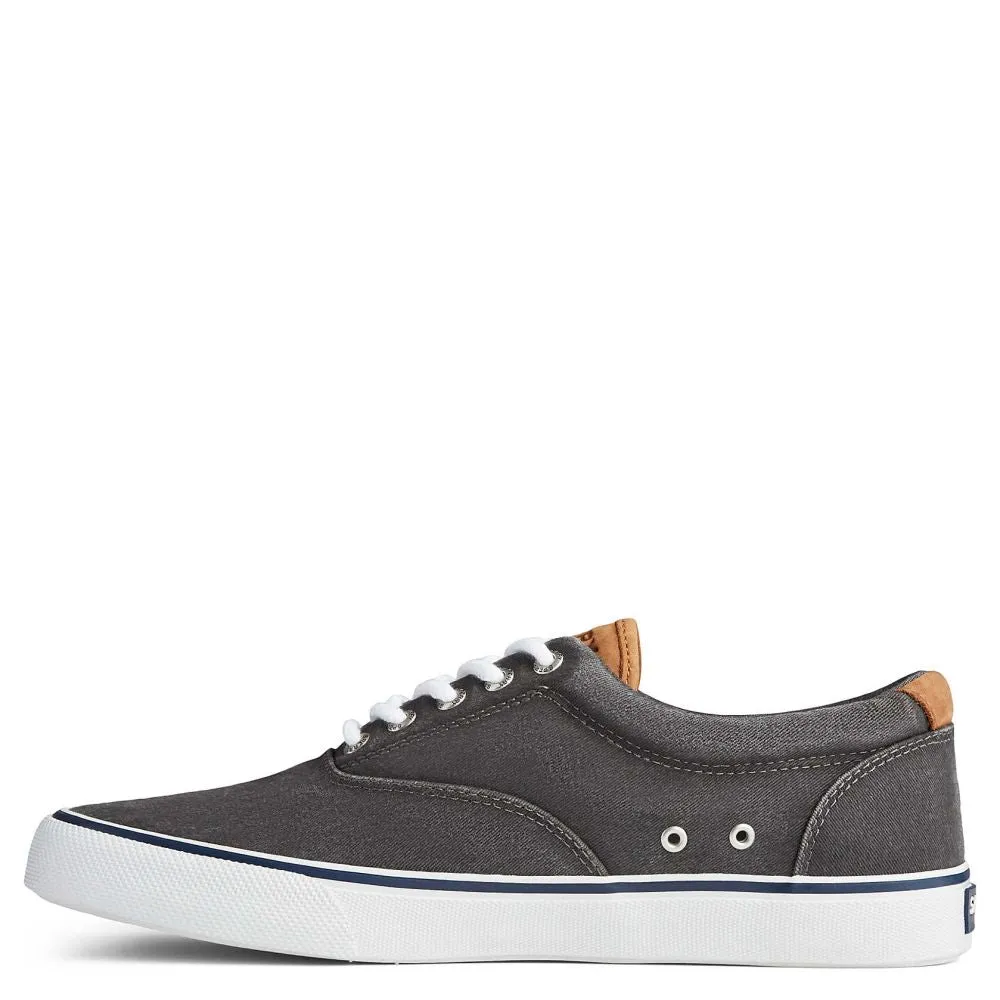 Sperry Men's Striper II CVO Sneaker in Salt Washed Black