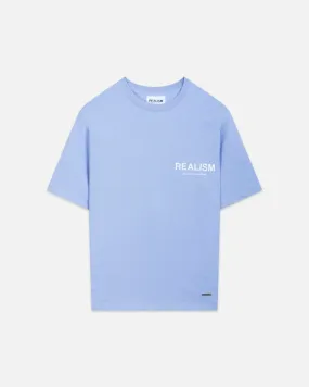 SSS REALISM BACK LOGO TEE SKY PURPLE
