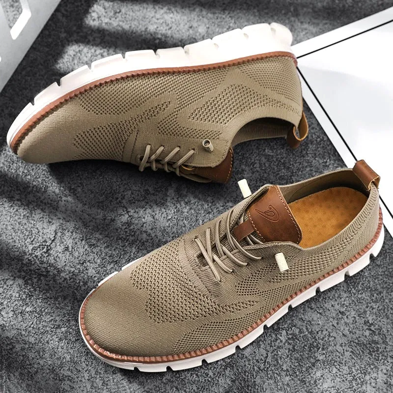 StrideCraft - Comfortable and Refined Breathable Men's Mesh Sneakers