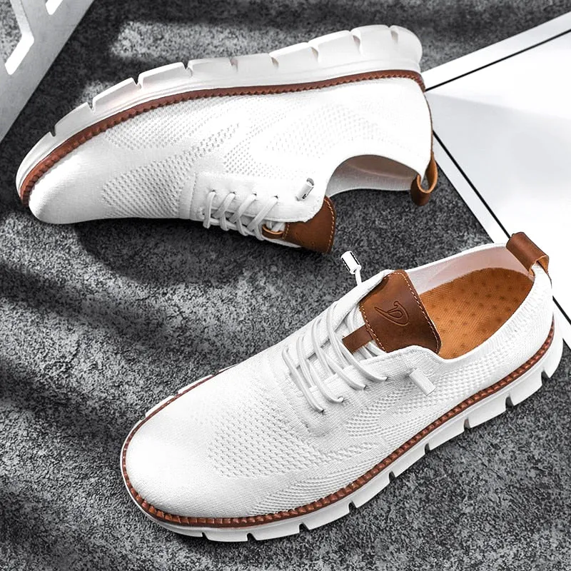 StrideCraft - Comfortable and Refined Breathable Men's Mesh Sneakers