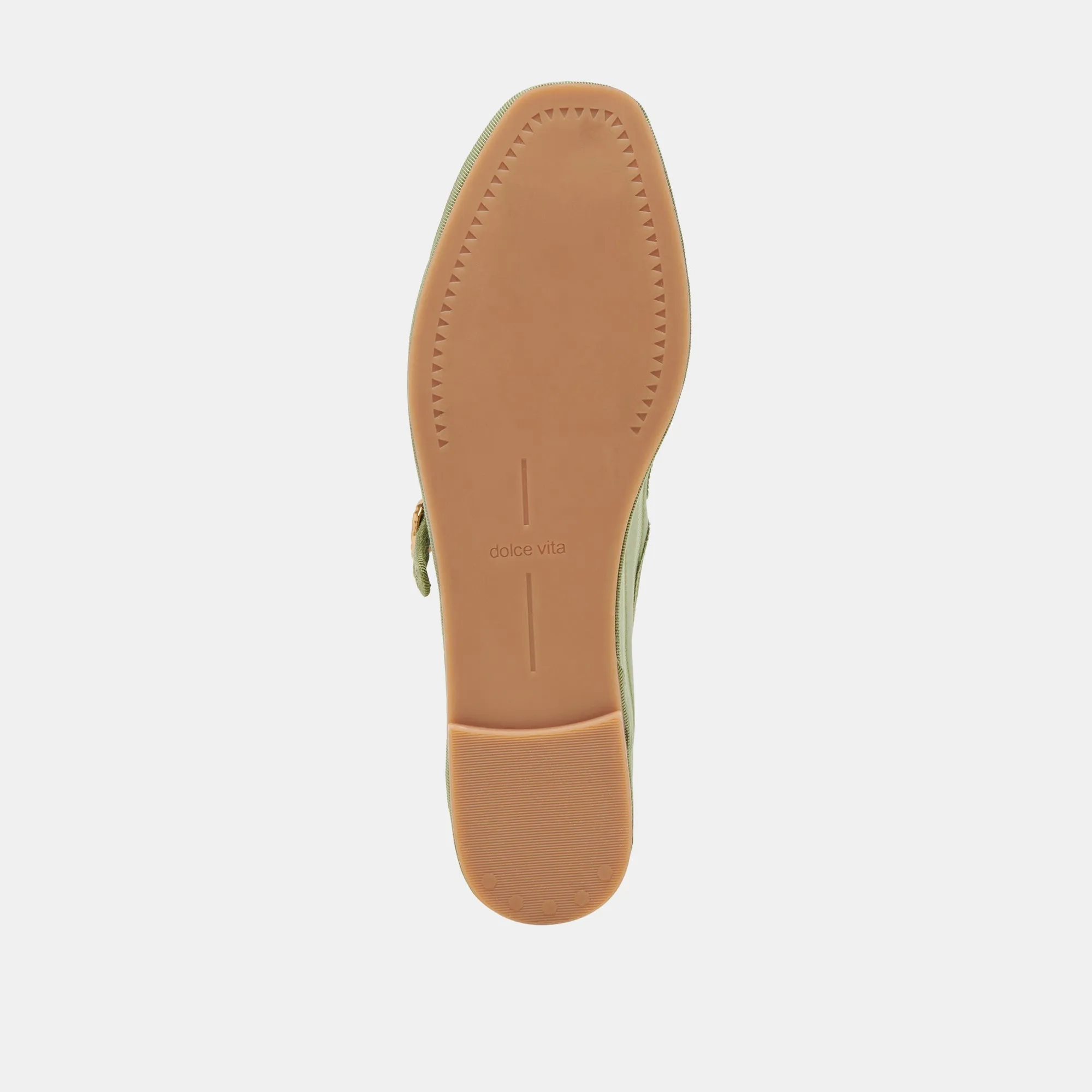 TAMEKA BALLET FLATS JADE STRIPE MESH