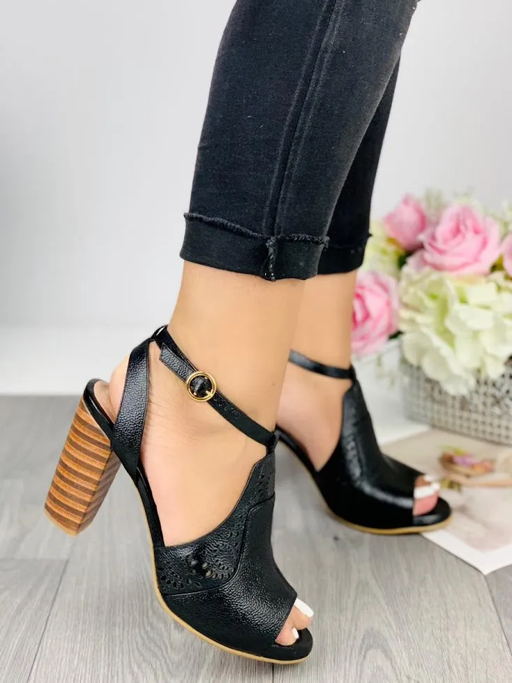 Understated Chic Sleek Black High Heels for Timeless Elegance