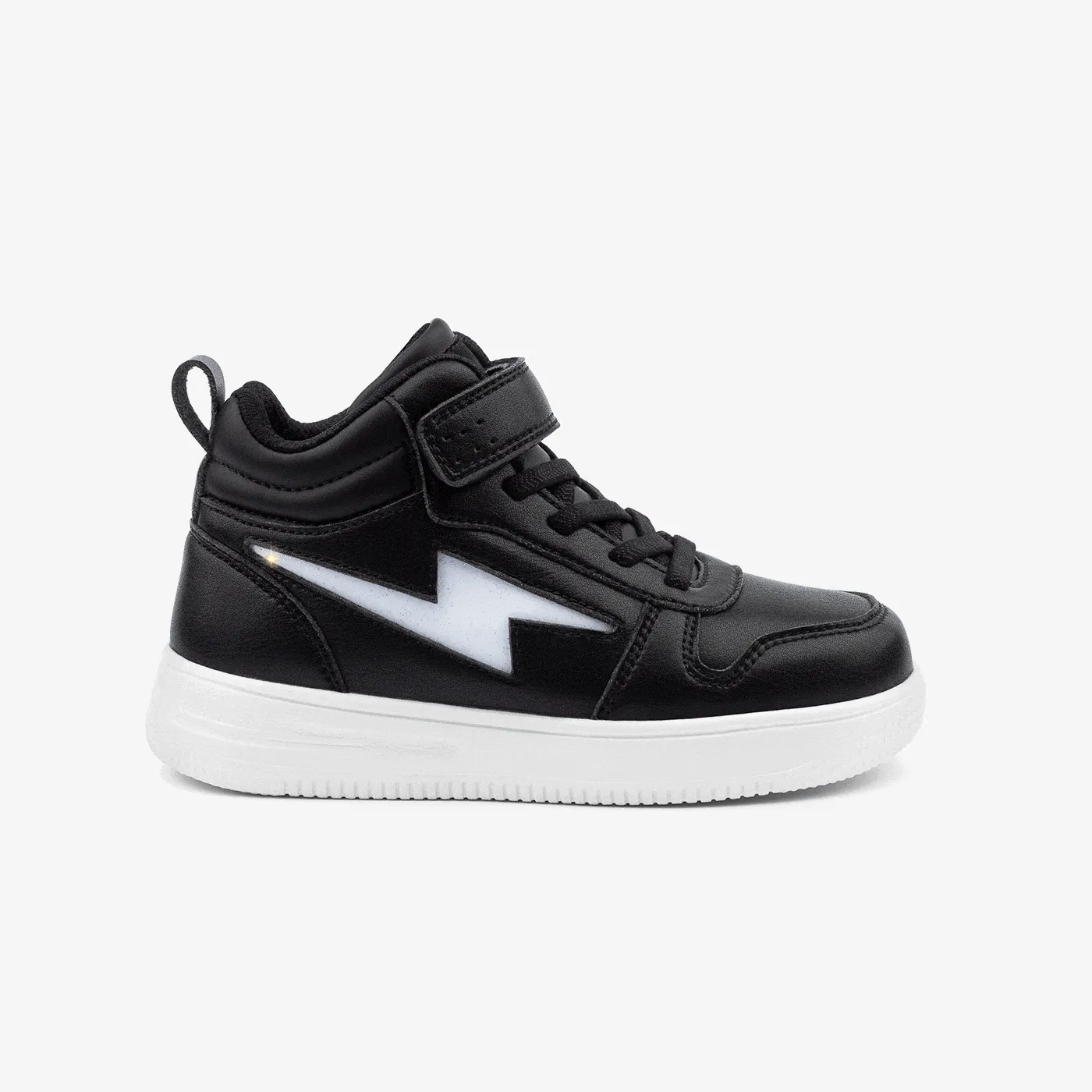 Unisex Black With Lights Hi-Top Sneakers Napa