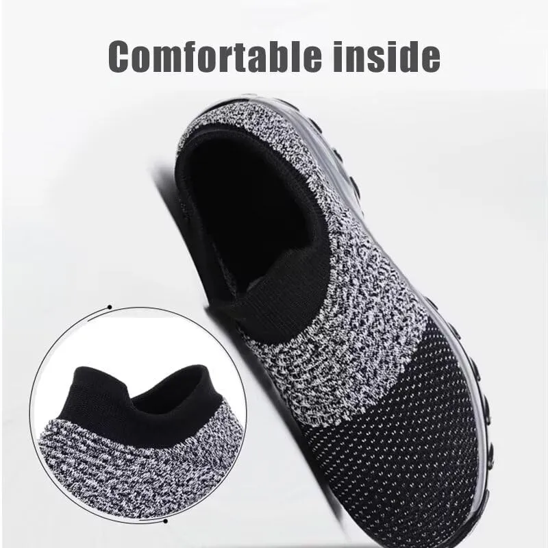 Women's Concise Breathable Slip On Walking Shoes for Street Shopping
