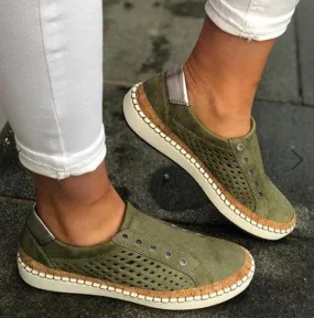 Women's Shoes - Women's Fashion Mesh Flats Breathable Casual Shoes