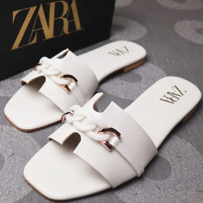 Women’s Slippers Fashion Chain Flip Flops Slippers Casual Shoes #10377 #22